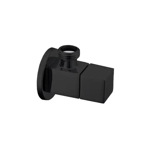 Angle Valve Square Black