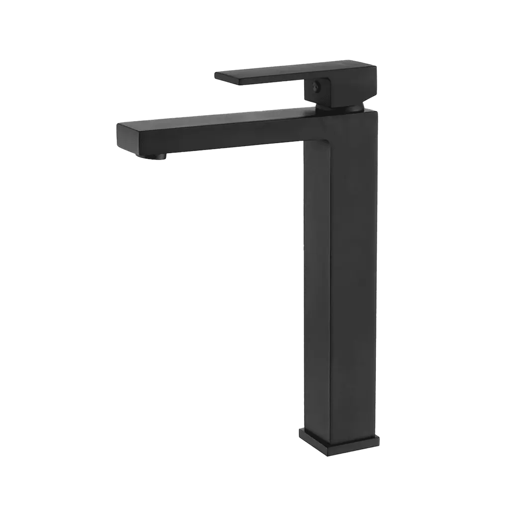 ZS Series Basin Mixer Tall Square Matte Black