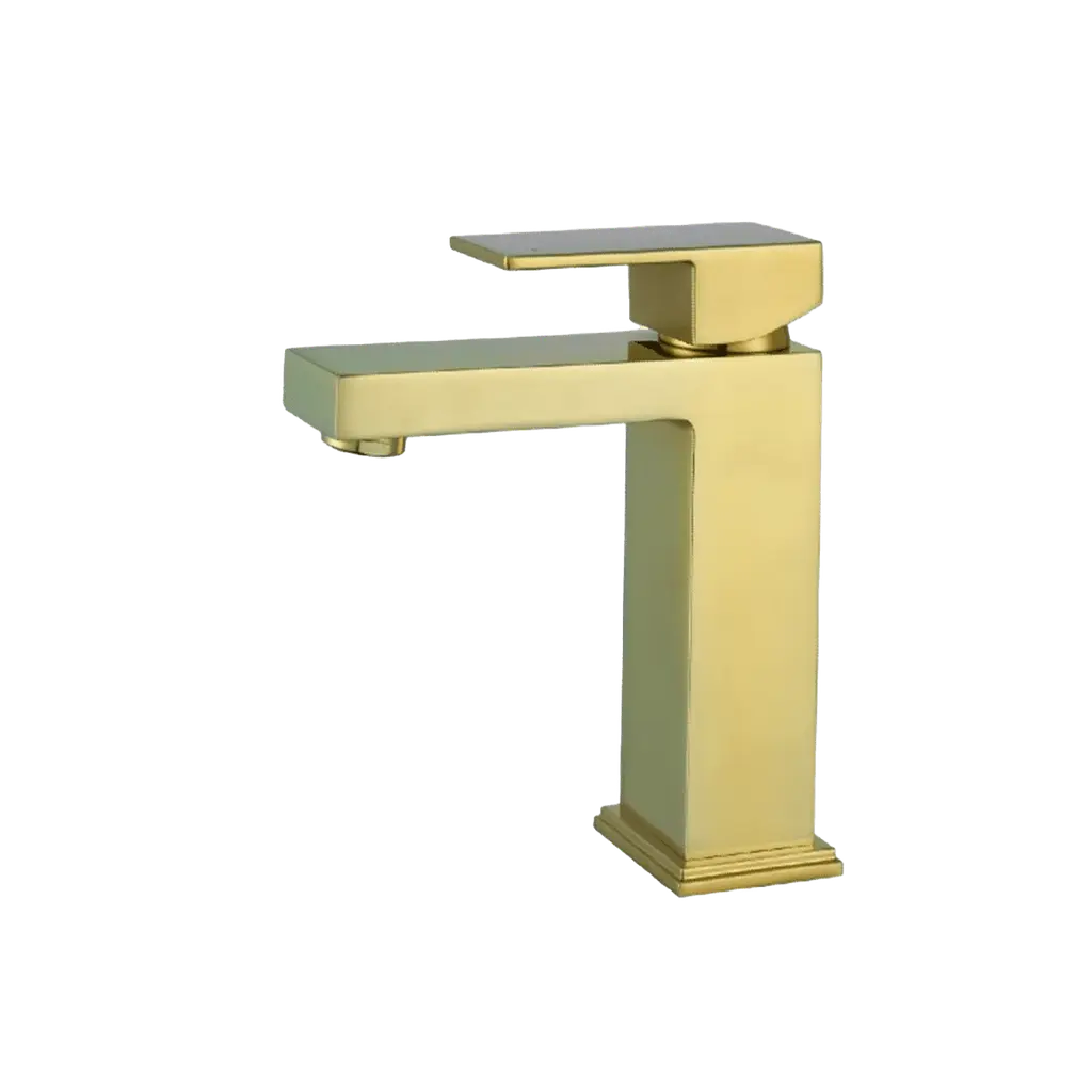 ZS Series Basin Mixer Square Brushed GOLD
