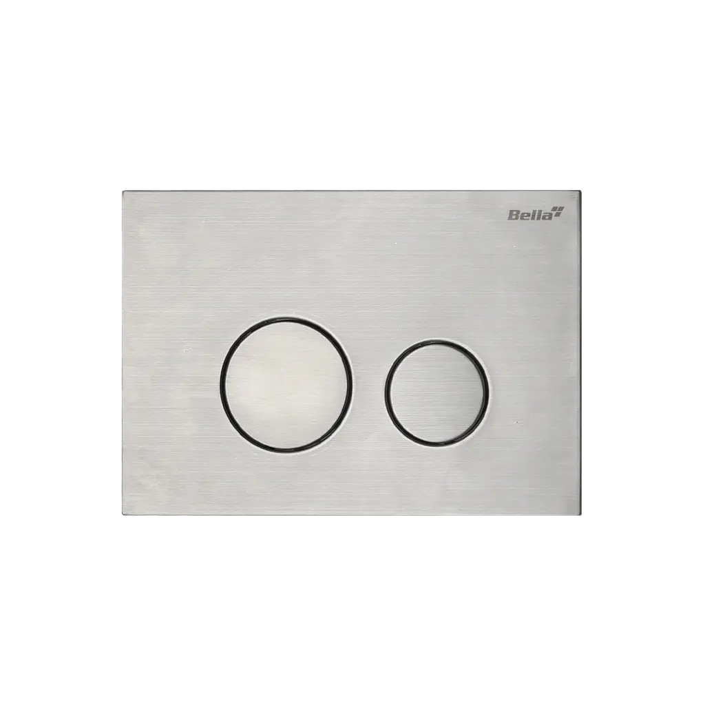 Dual Flush Actuator Plate Brushed Chrome SUS304