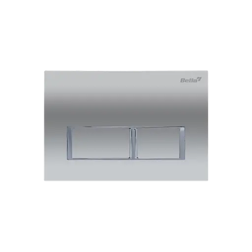 Dual Flush Actuator Plate Square Chrome