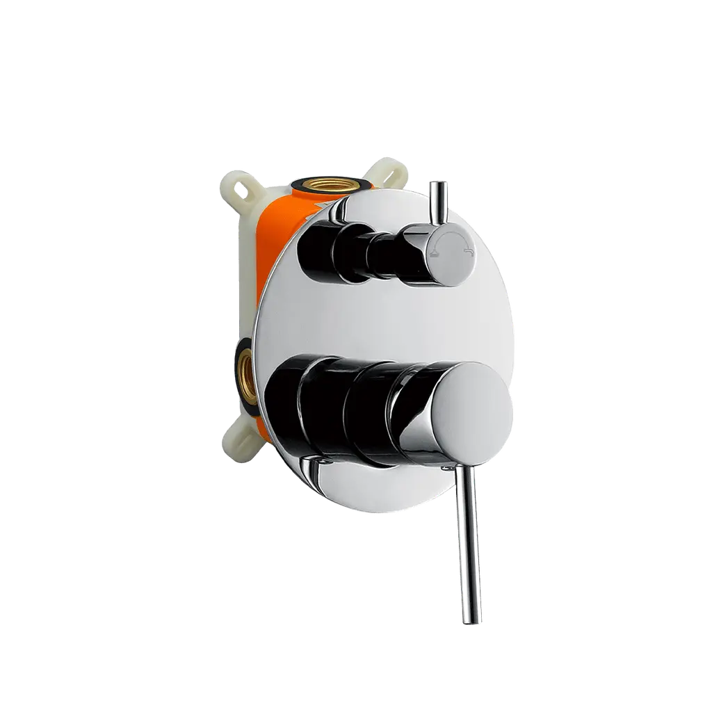 GA Series 2 Way Concealed Shower Mixer Round Chrome from Bella GA Series