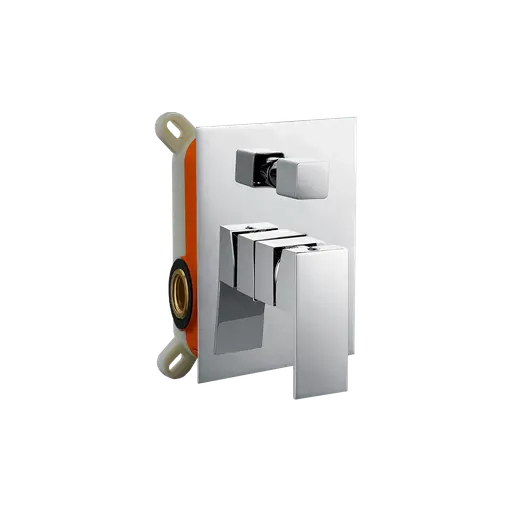 ZS Series Concealed Shower Mixer 3 way Square Chrome