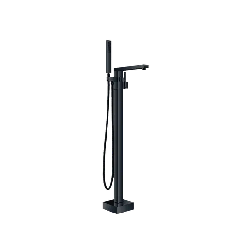 ZS Series Floor Mounted Bathtub Mixer Square BLACK