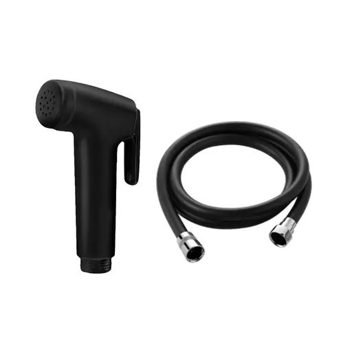 Shattaf ABS Matt Black With PVC Hose