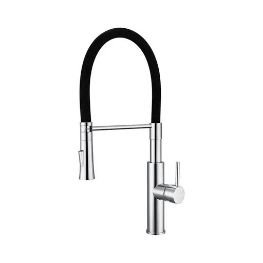 Kitchen Sink Mixer Black Spout