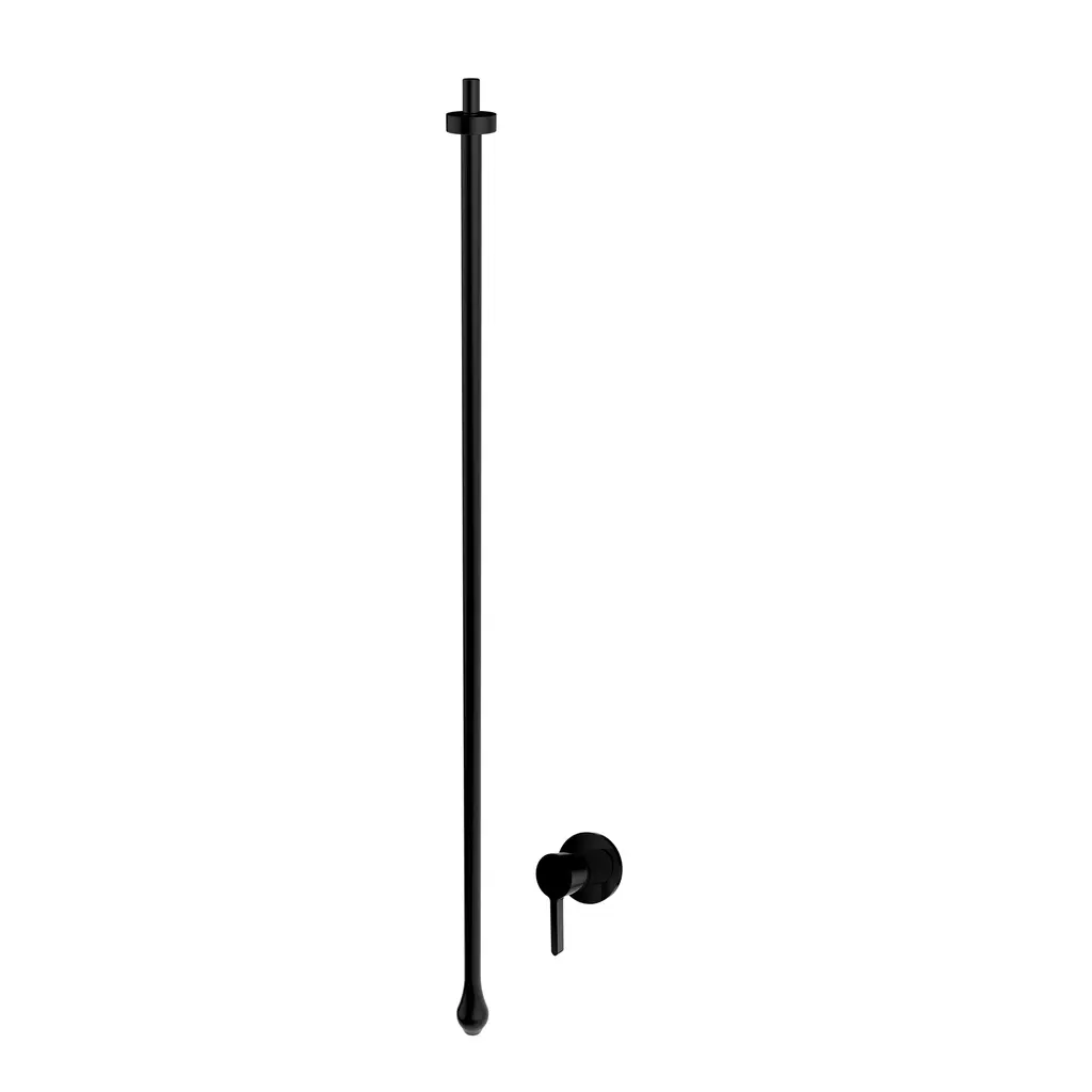 Ceiling Mixer Set Matt Black