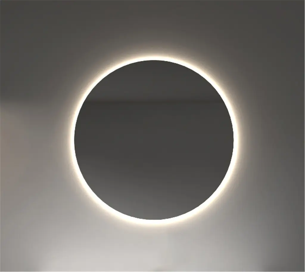 Wall LED Mirror with Back Aluminium Frame