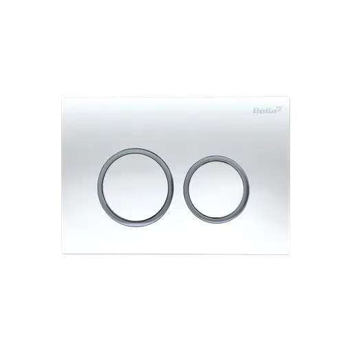 Dual Flush Actuator Plate Round Chrome