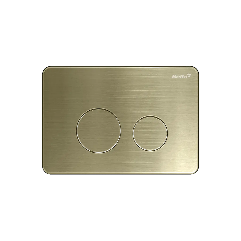 Dual Flush Actuator Plate Gold SUS304