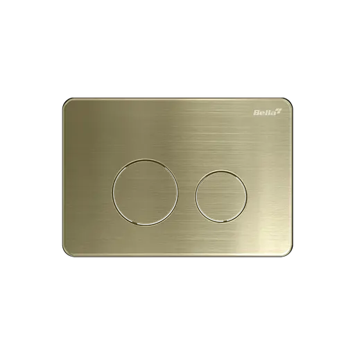 Dual Flush Actuator Plate Gold SUS304