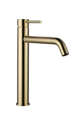 GA Series Basin Mixer Tall Shiny Gold