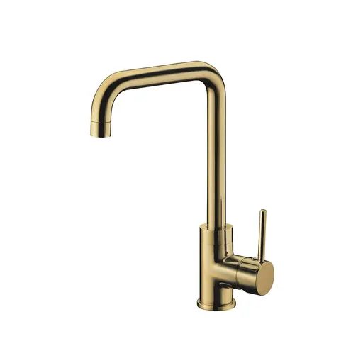 Kitchen Sink Mixer Shiny Gold