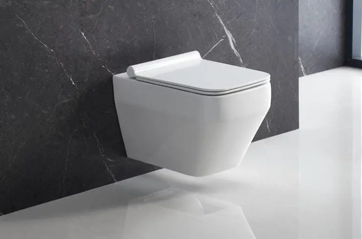 Wall Hung Toilet Ultra Quiet With Soft Close UF Cover