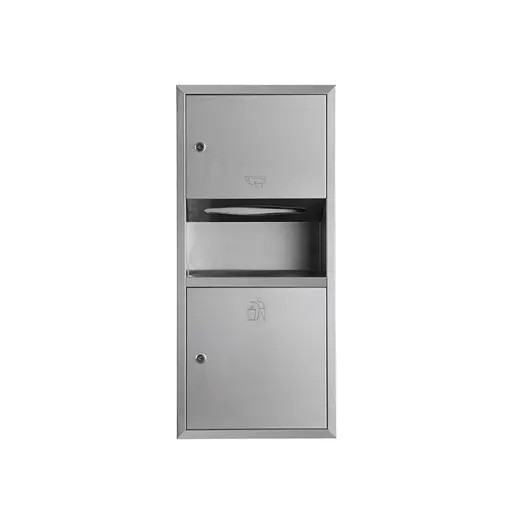 Towel Dispense & Waste Bin SUS 304
