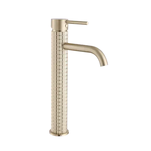 LP Series Basin Mixer Tall Brushed Gold