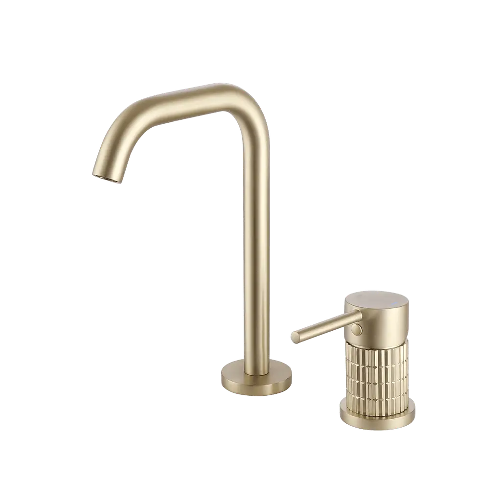 LP Series Basin Mixer Brushed Gold