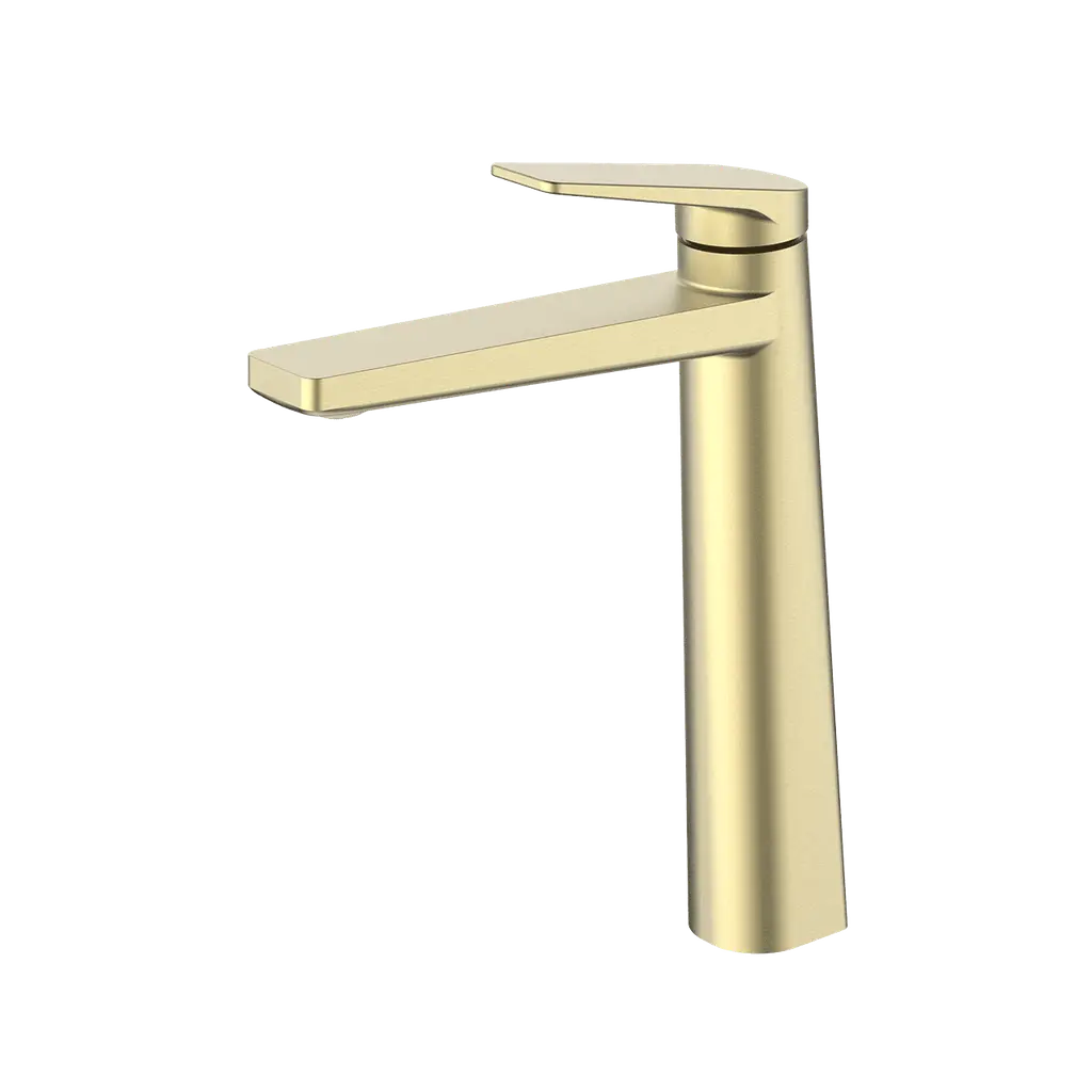 YN Series Basin Mixer Tall Brushed Gold