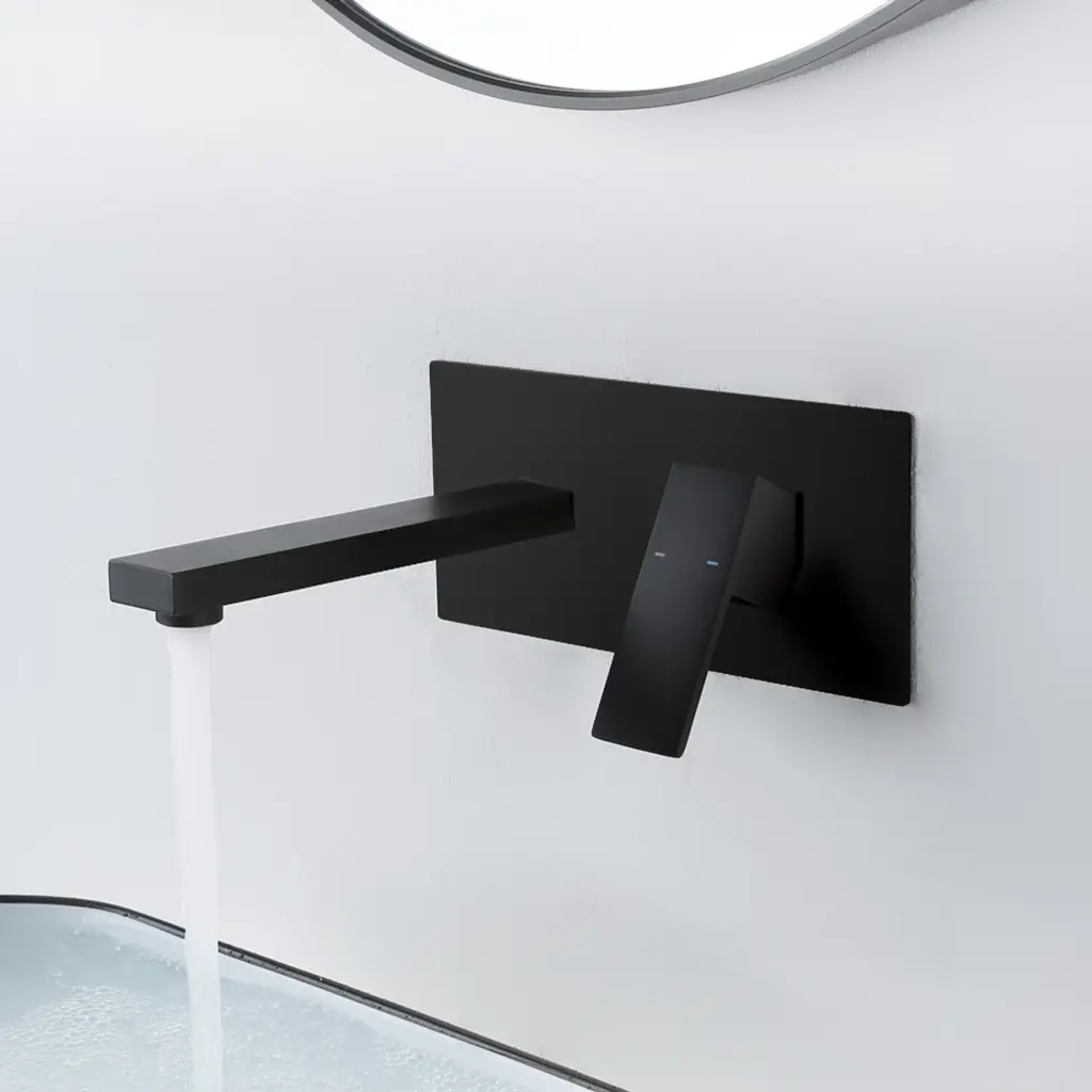 ZS Series Concealed Basin Mixer Square Black