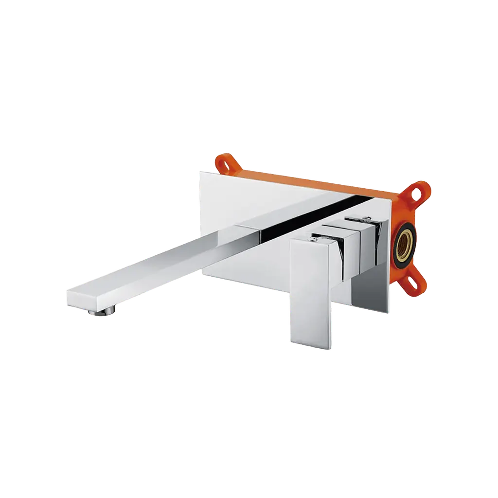 ZS Series Concealed Basin Mixer Square Chrome