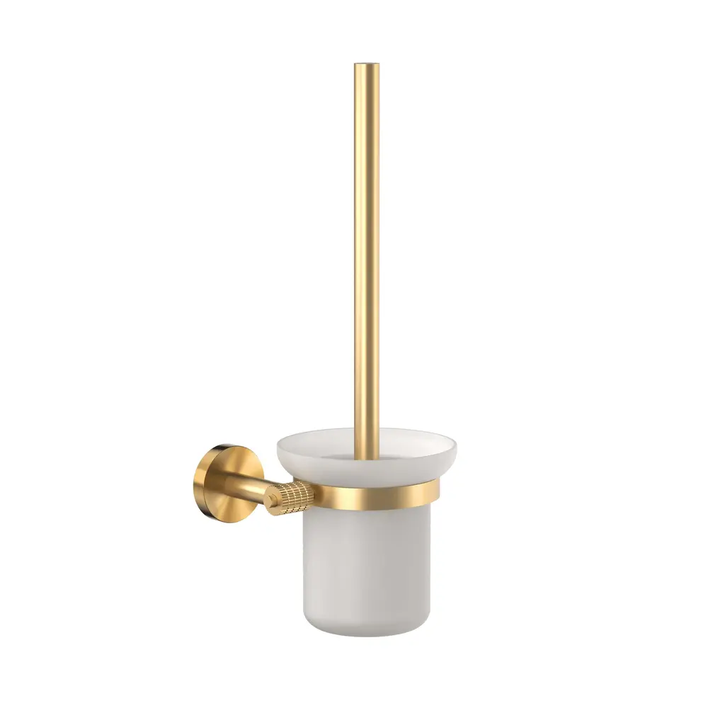 LP Series Toilet Brush Holder Brushed Gold