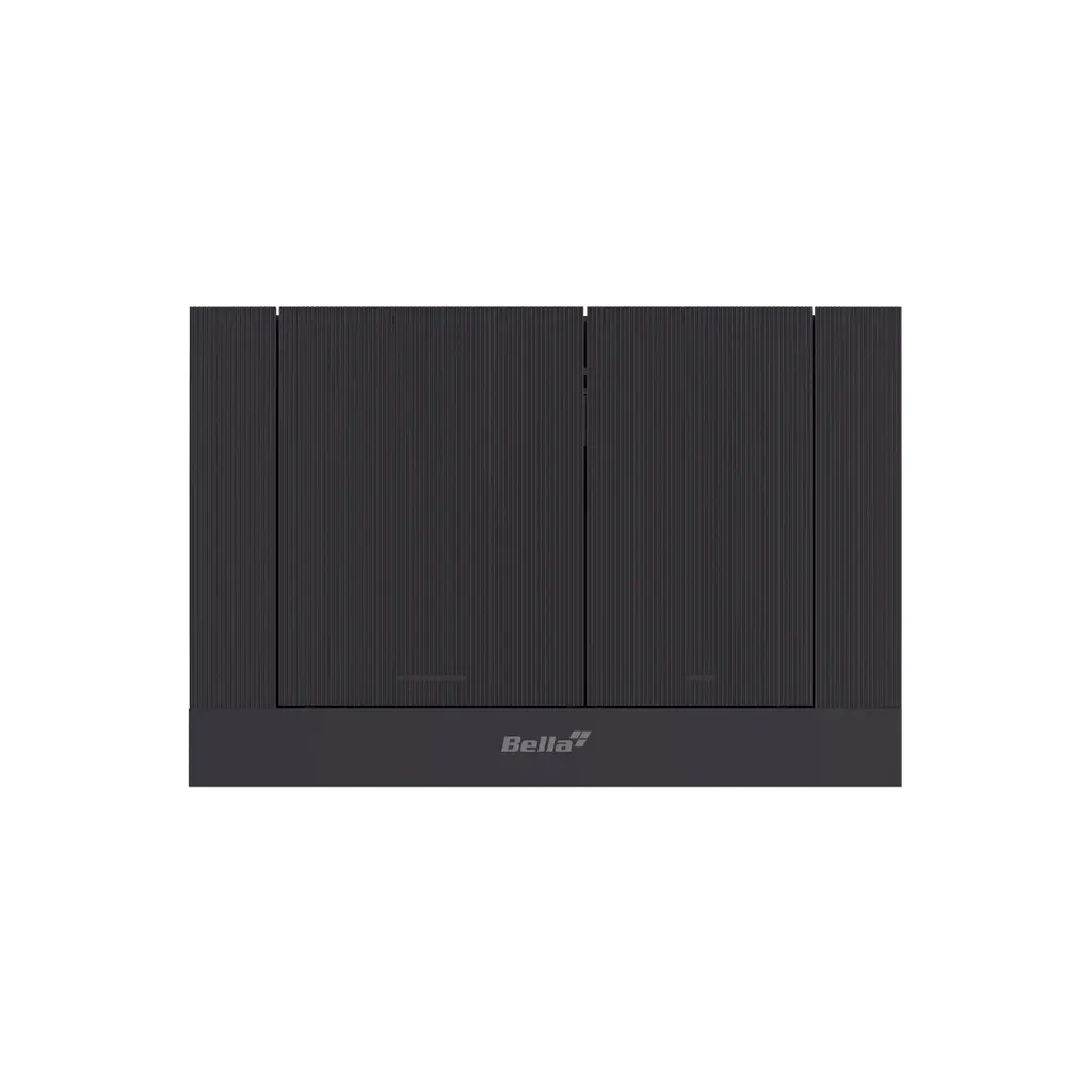 Dual Flush Actuator Plate Square Black