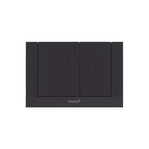 Dual Flush Actuator Plate Square Black