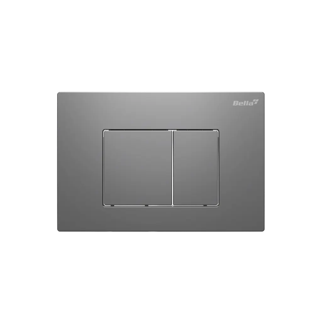 Dual Flush Actuator Plate Square Gun Metal