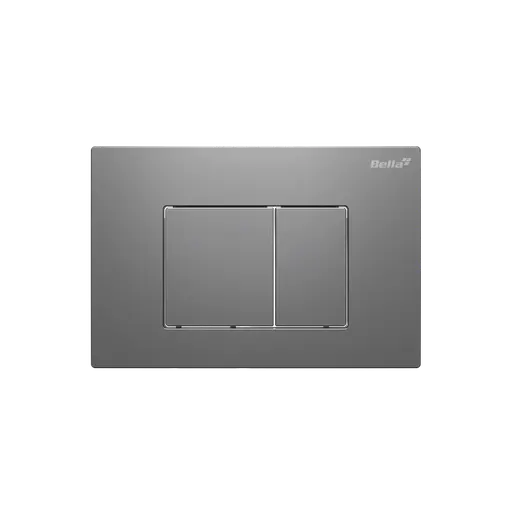 Dual Flush Actuator Plate Square Gun Metal