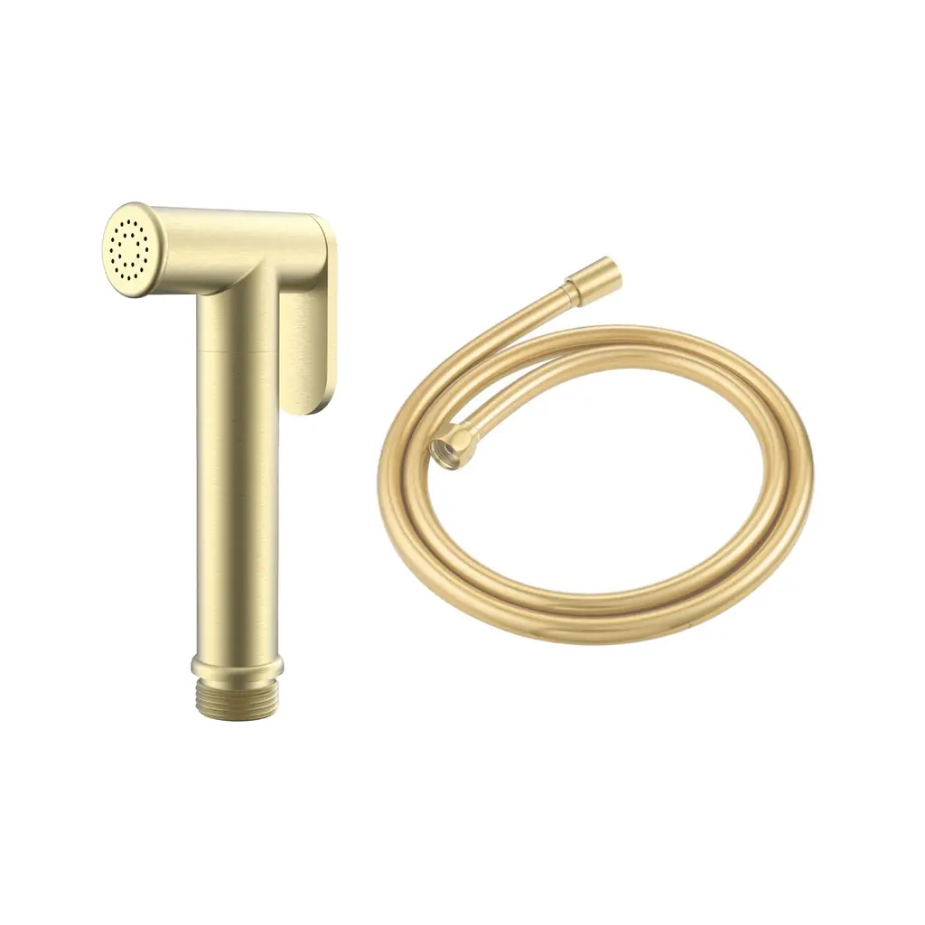 Shattaf Brass Round Brushed Gold