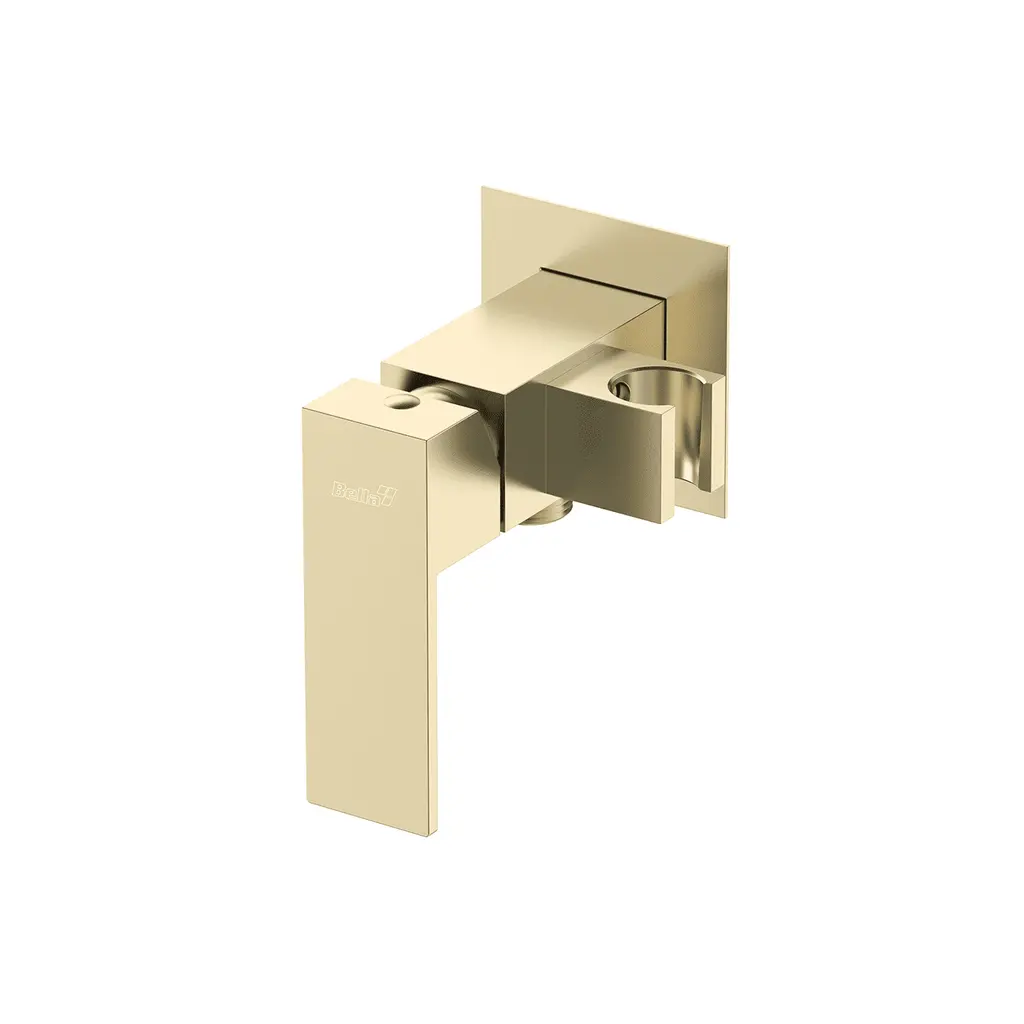 Shattaf Mixer Square Brushed Gold