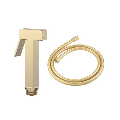Shattaf Brass Square Brushed Gold