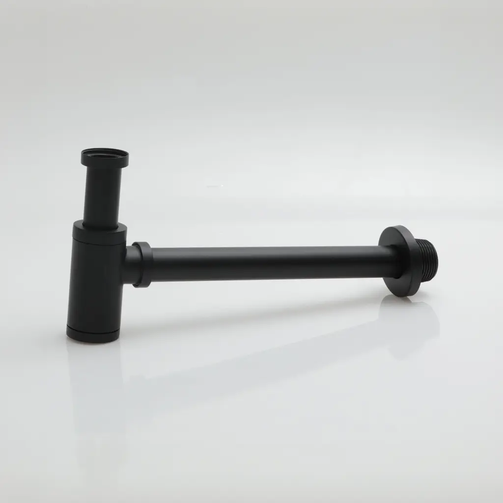 Wash Basin Bottle Trap Brass Matt Black