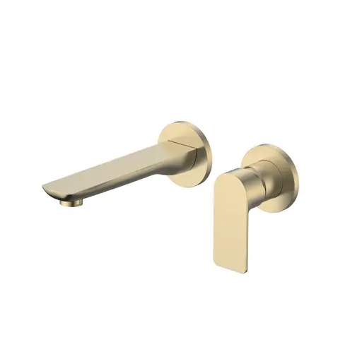 YN Series Concealed Basin Mixer Brushed Gold