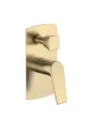 YN Series 2 Way Concealed Shower Mixer Brushed Gold