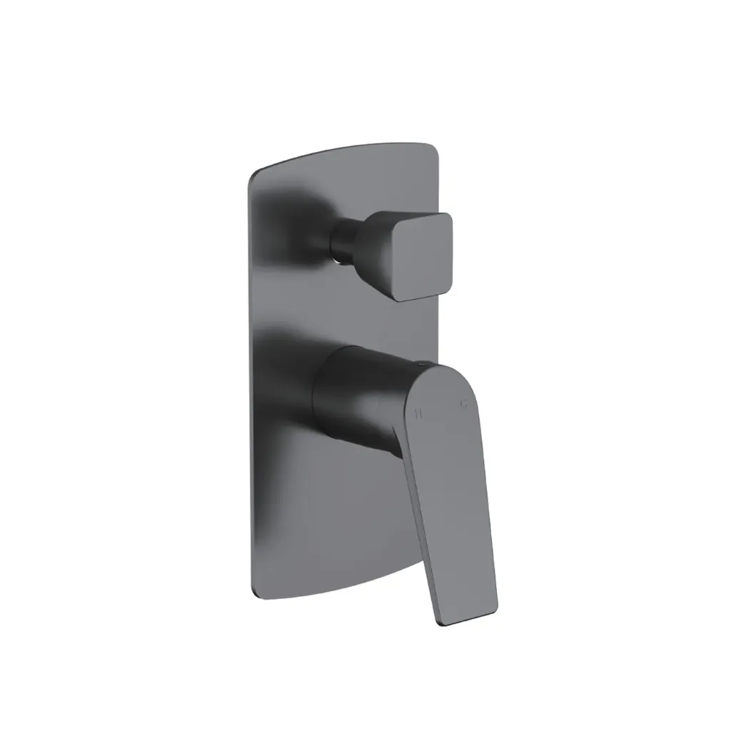 YN Series 2 Way Concealed Shower Mixer Gun Metal