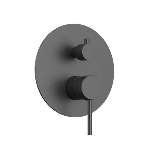 LP Series 3 Way Concealed Shower Mixer Gun Metal
