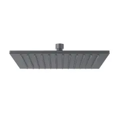 RS 363201 GM Rain Shower Brass Square Gun Metal 25cm