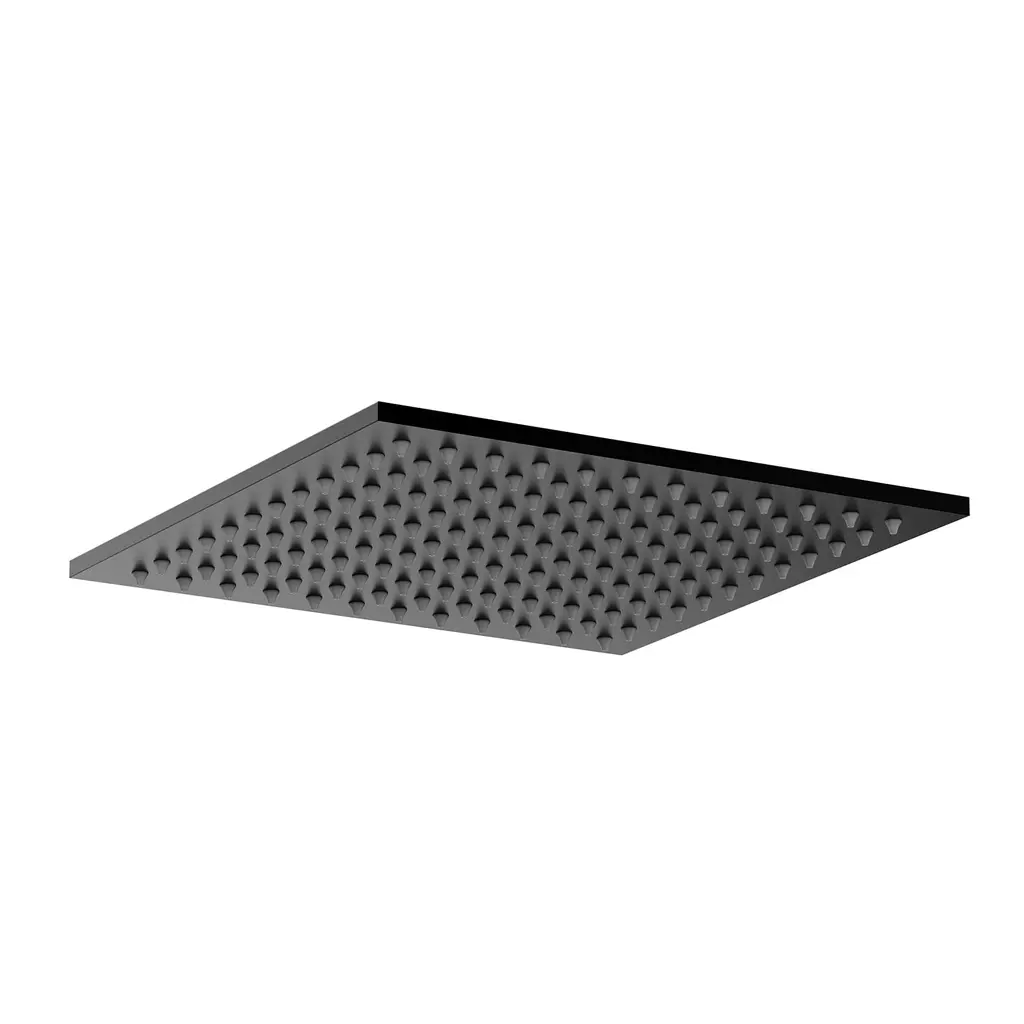 Rain Shower Square Brass Black