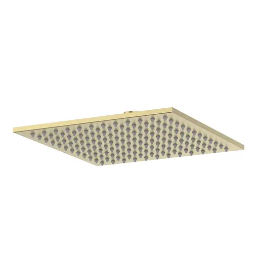 Rain Shower Square Brass Brushed Gold