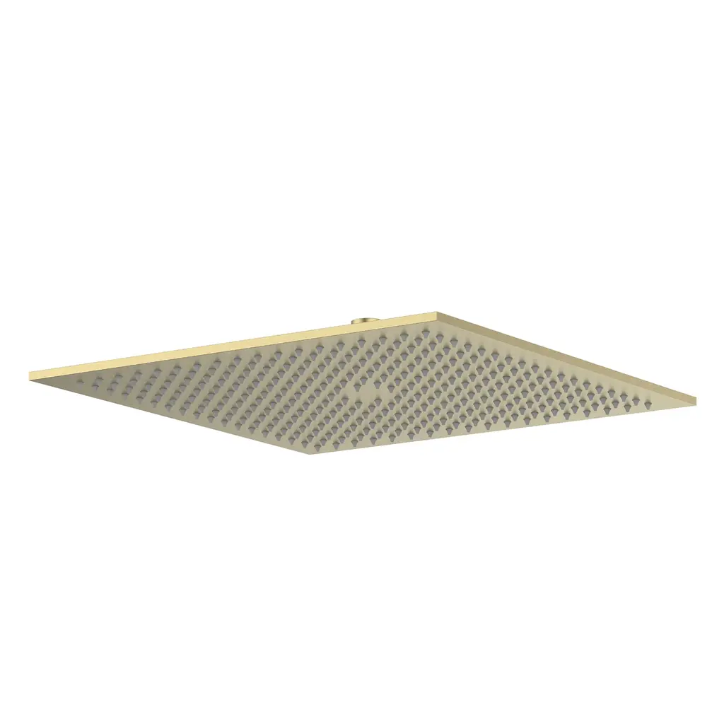 Rain Shower Square Brass Brushed Gold