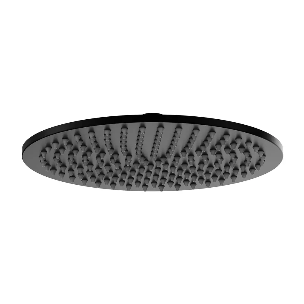 Rain Shower Round Brass Black