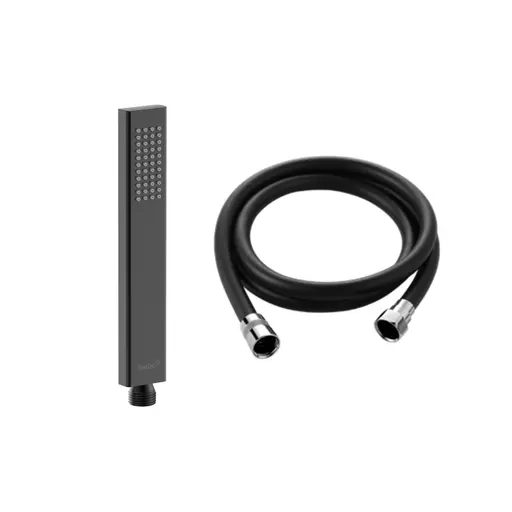 Hand Shower Square Brass Black