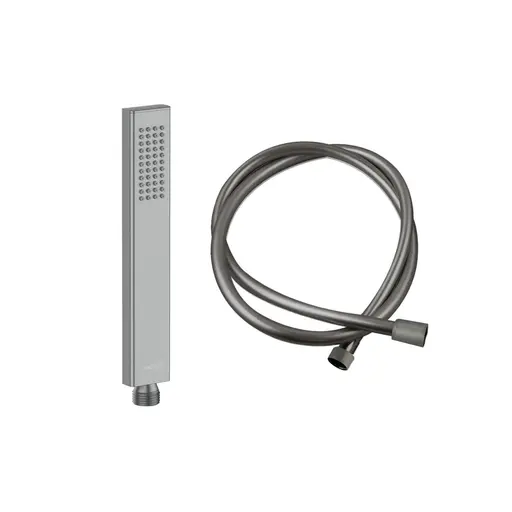 Hand Shower Square Brass Gun Metal