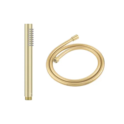 Hand Shower Round Brass Brushed Gold