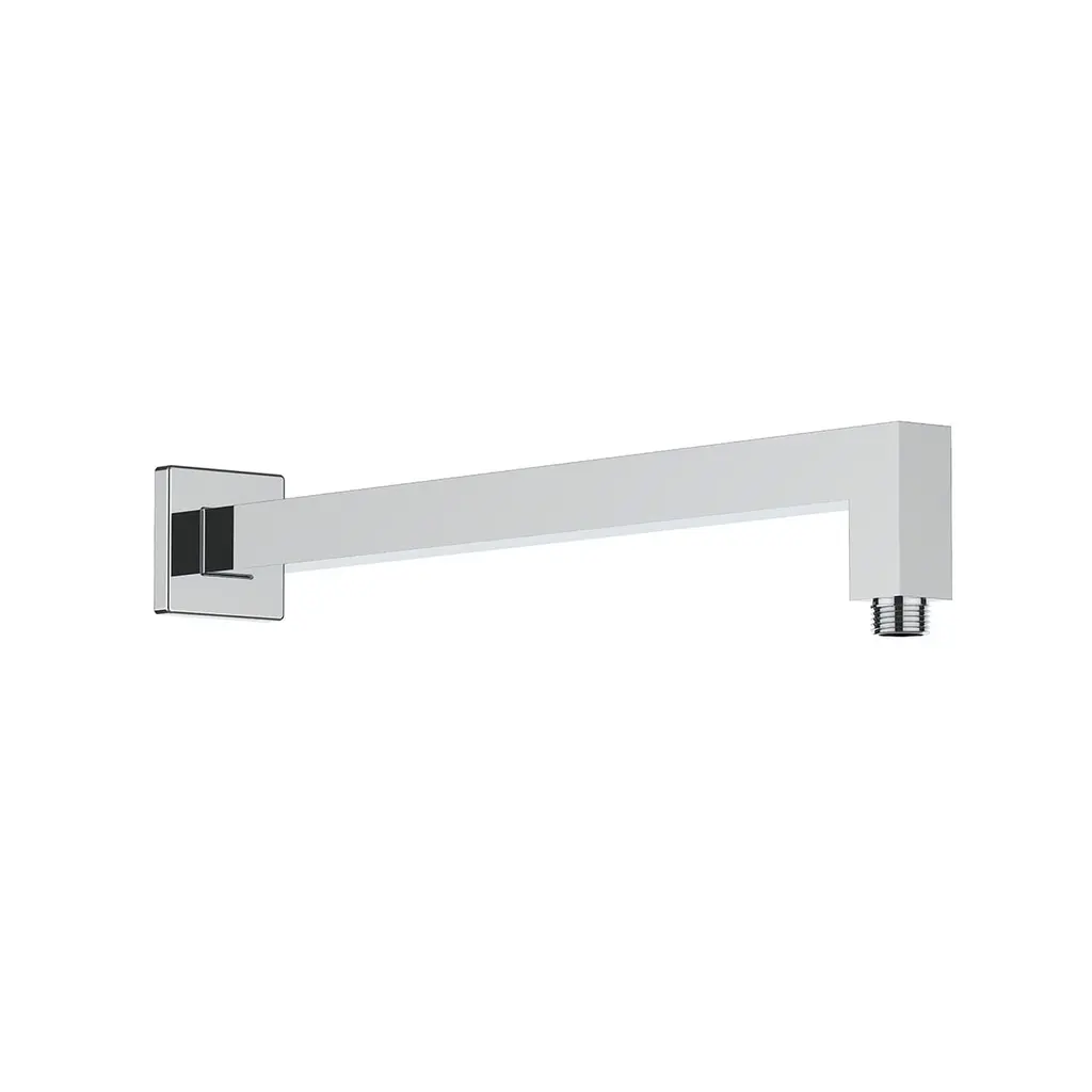 Shower Arm Square Brass Chrome