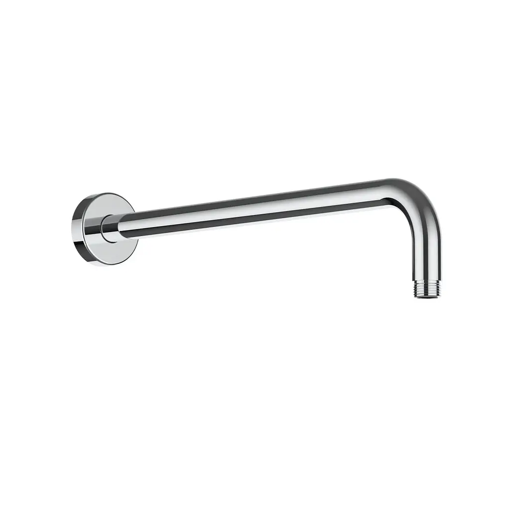 Shower Arm Round Brass Chrome