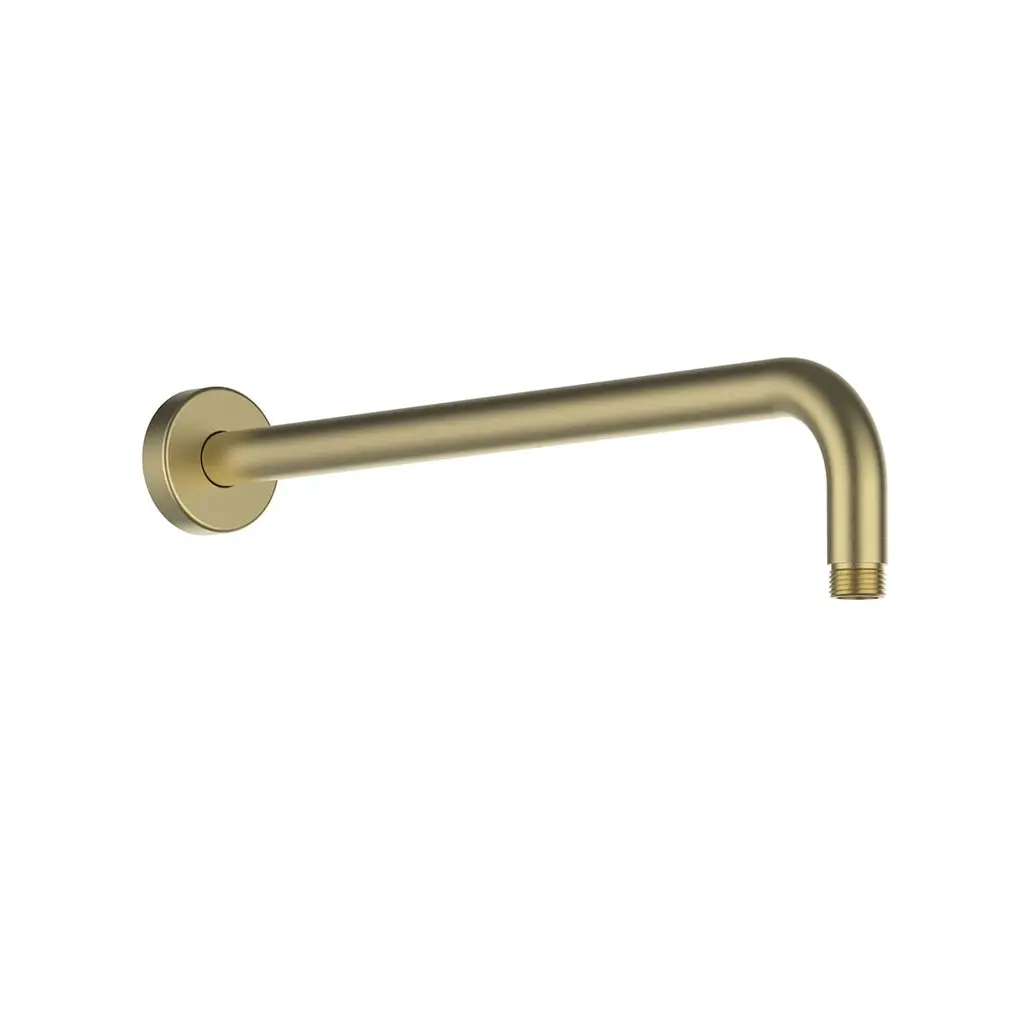 Shower Arm Round Brass GOLD
