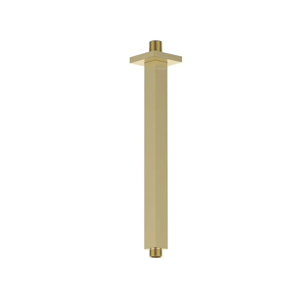 Ceiling Arm Square Brass Brushed Gold