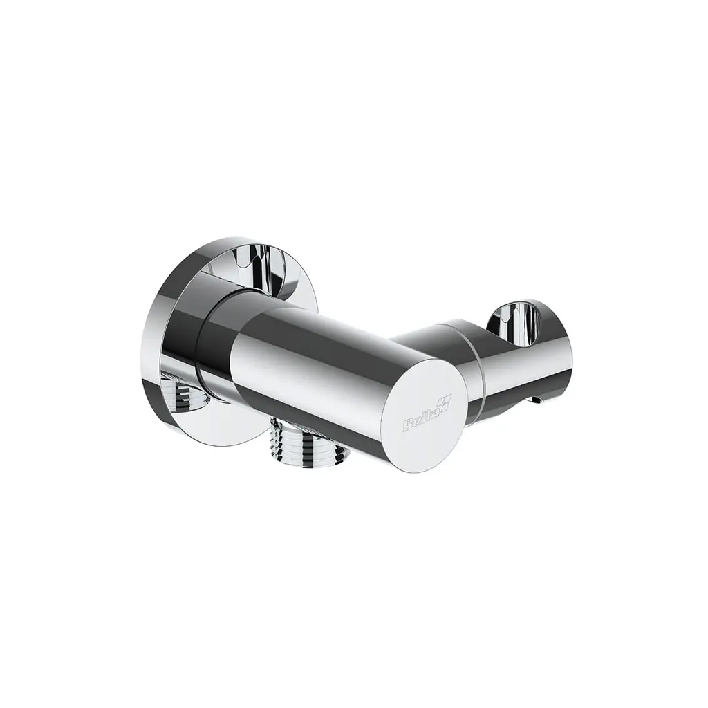Shower Bracket Round Brass Chrome